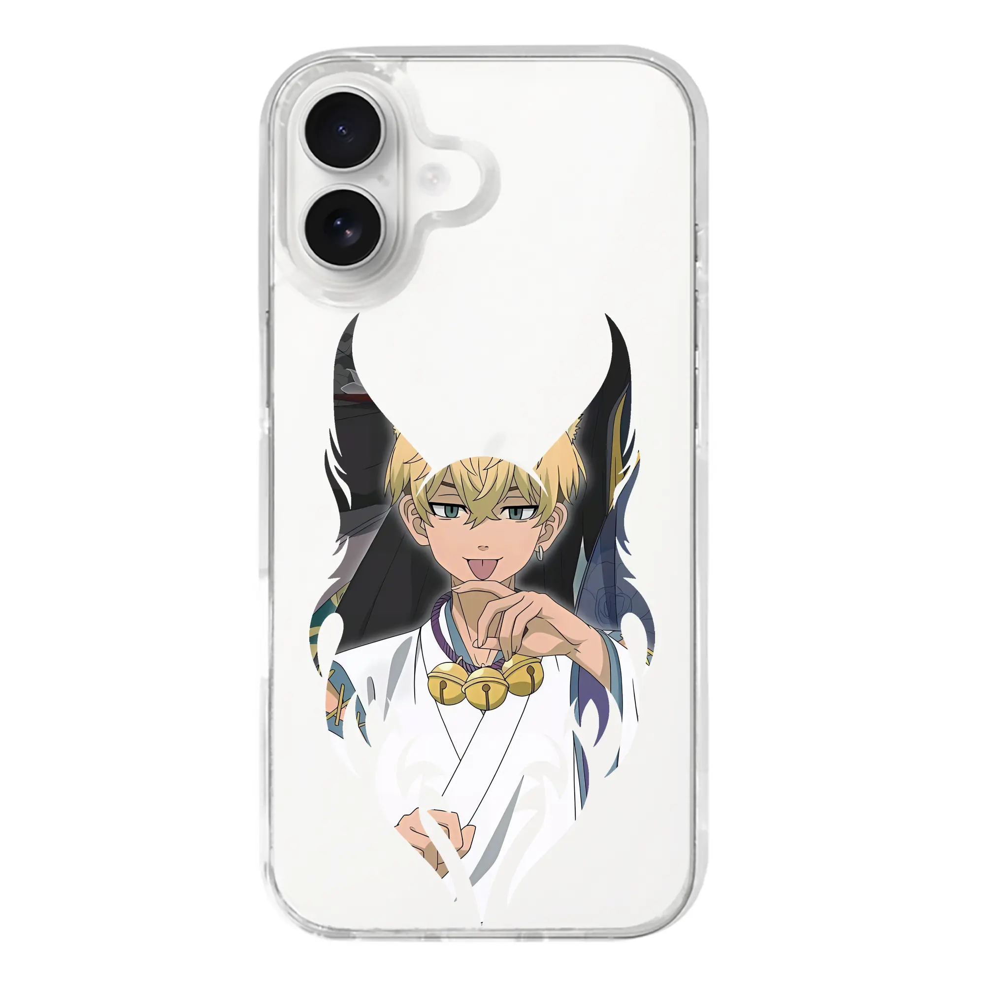 東京リベンジャーズ グッズ,松野千冬 - iPhone 17シリーズ 透明スマホケース – 薄型・耐衝撃・精密フィット保護カバー